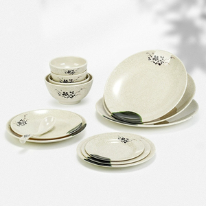 Không thể phá vỡ cấp thực phẩm melamine tấm bộ đồ ăn phục vụ đồ phẳng Bộ đồ ăn đặt bữa ăn tối cho nhà hàng - Product Image 3