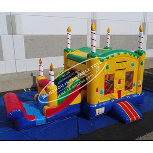 Istana Bouncer tiup ulang tahun dengan perosotan Bouncer tiup komersial istana tiup untuk penyewaan ulang tahun - Product Image 2
