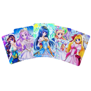 Thẻ nhà sản xuất thiết kế Anime tùy chỉnh Bookmark in phim hoạt hình Thẻ laser cho trẻ em - Product Image 1