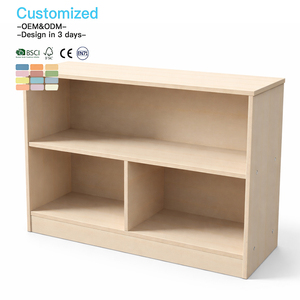 EDULAND OEM ODM Étagère à livres en bois écologique Montessori pour l'école, le jardin d'enfants, la maternelle, le mobilier de rangement pour les garderies - Product Image 2