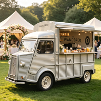 Camion de restauration rapide pour hot-dogs personnalisé avec grill commercial, remorque mobile pour hot-dogs pour la vente de nourriture de rue, les événements et les services de traiteur
