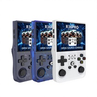 Console de jeu portable rétro LR R36 Pro, écran de 3,5 pouces, Wi-Fi, stockage 64/128 Go, système d'exploitation AK, batterie 4000 mAh, 30 000 jeux intégrés