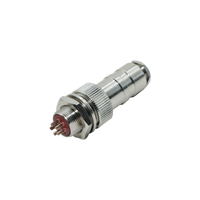 Connecteur Circulaire Fileté HP12 2, 3, 4, 5, 6, 7 Broches, Mâle et Femelle, Type Aviation