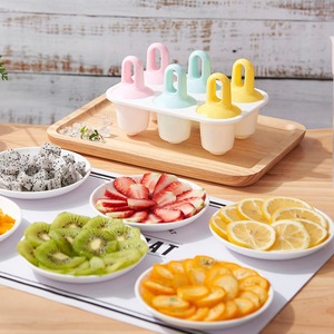 Moldes creativos de helado de verano con 6 compartimentos, fáciles de desmoldar, para hacer paletas de frutas para niños. - Product Image 2