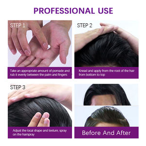 Private Label <strong>Men</strong> <strong>Hair</strong> Styling Wax Waterproof Vegan Pomade Strong Braid <strong>Gel</strong> Extra Hold <strong>Hair</strong> Wax - Product Image 3