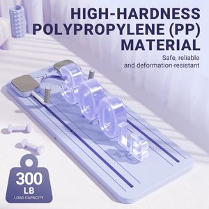 Tablero de reformador de Pilates plegable multiusos mejorado, equipo de ejercicio Abdominal deslizante para ejercicio central de entrenamiento corporal - Product Image 4