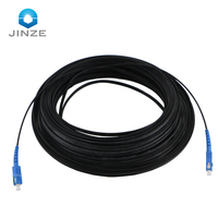 Al Aire Libre 5,0x2,0mm 1 metro SM Simplex 9/125 FTTH Drop Cable Patch Cord LC SC/PC SC/APC conector SX fibra óptica Patch Cord