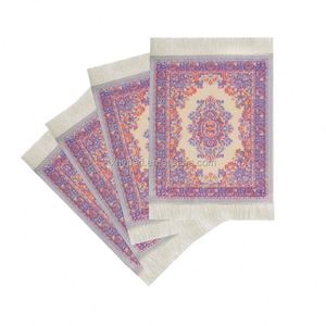 Posavasos y Alfombrillas para Tazas de Té de Caucho Ecológico con Diseño Árabe de Estilo Oriental, Suministrados por la Fábrica al por Mayor - Product Image 6