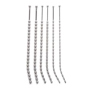 無料のカスタムボックス-ステンレス鋼の長いサイズの直径5/6/7/8/9/10 Mm男性のurethralペニスプラグ拡張器射精遅延大人のおもちゃの男 - Product Image 1