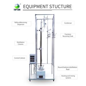 Prix compétitif Équipement de colonne de distillation par fractionnement sous vide en verre de laboratoire - Product Image 2