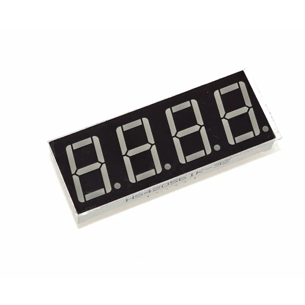 4-stelliges 7-Segment-Display 2-Zoll-Common Anode/Kathode 0,56 Zoll 7-Segment-LED-Anzeigetafel