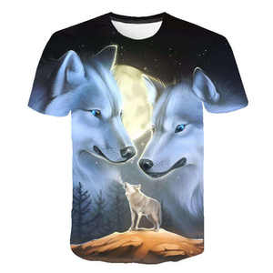 Animal Wolf 3D Printed <strong>T</strong>-<strong>shirt</strong> From Men Digital Printing Tshirt Graphics Clothing All Over Print Tees Casual Oversized <strong>T</strong> <strong>Shirt</strong> - Product Image 1