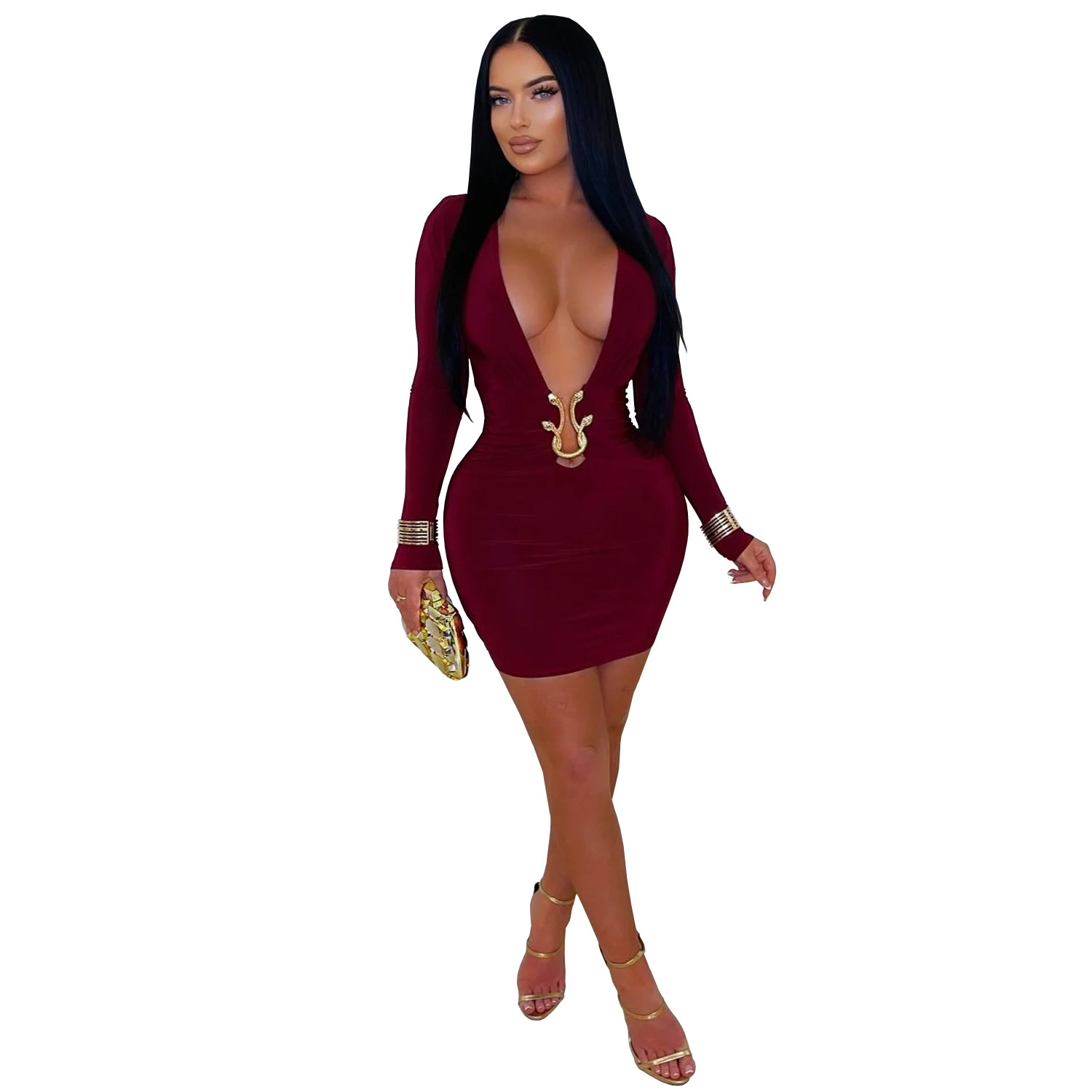 C7609-Wine Red
