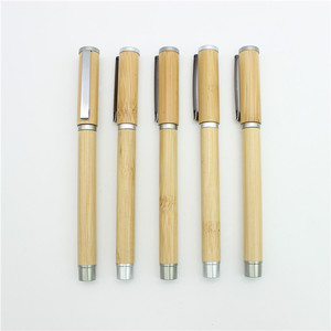 Gift <b>Pen</b> Custom Natural Eco Friendly Recycled Gift Writing Twist Bamboo Wood <b>Pen</b> with Logo - Product Image 1