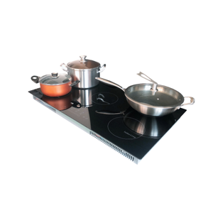 Lot de 5 éléments 36 in, éléments Cuiseur de cuisine à Induction de Surface lisse, pont de cuisine, noir - Product Image 6