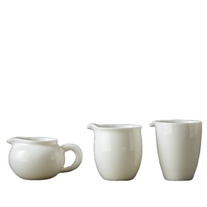 Beyaz yeşim beyaz porselen çay sürahi çay servis Pot çay fincanı porselen Kung Fu çay seti Gongdaobei - Product Image 1