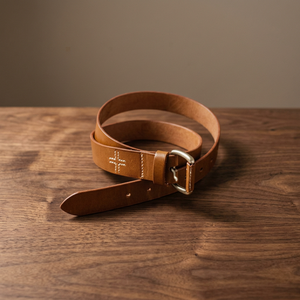 Cinturón de Cuero Genuino de Vaca para Hombre, Estilo Vintage con Hebilla de Pin, Longitud Personalizable, Impermeable, Duradero, Ecológico, Resistente, Estilo Formal - Product Image 1
