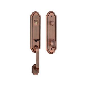 Villa de style européen entièrement en cuivre avec une grande serrure de porte luxueuse et une double porte en bois, cour avec une grande serrure en or 24 carats - Product Image 5