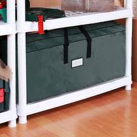 Sac de rangement pour sapin de Noël-Convient aux arbres artificiels jusqu'à 7.5 pieds-Protège les décorations de vacances et les gonflables de l'humidité