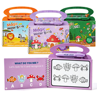 Livre de coloriage magique à l'eau pour enfants avec impression personnalisée, livre de coloriage réutilisable pour enfants, service d'impression de livres de dessin