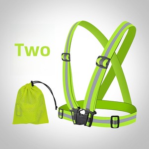 Set Combo Gilet Riflettente LED Regolabile LX - Attrezzatura di Sicurezza per Corsa/Ciclismo Notturno, Protezione ANSI Classe 2 - Product Image 1