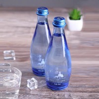 La dernière bouteille de vin en verre ovale transparente de 100 ml la plus vendue, bouteille d'eau minérale