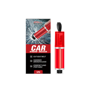 Marteau de sécurité automobile 2-en-1, brise-vitre multifonctionnel et outil d'urgence - Product Image 2