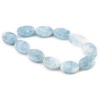 Cuentas de Piedra Ovaladas Facetadas de Cristal Natural de 13x18 mm, Hilo de Cuentas de Piedras Preciosas en Forma de Lágrima para la Fabricación de Joyería DIY, 20 cm, 8 Pulgadas