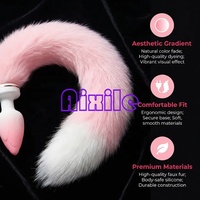 App-gesteuerter Vibrierender Analplug Fuchsschwanz-Vibrator Butt Plug Anales Rollenspiel Flirt-Sexspielzeug für Männer Frauen Paare Erwachsenenspiele