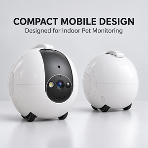 Cámara Robótica para Mascotas de 4MP para Interiores con Control por Aplicación WiFi, Comunicación Bidireccional y Monitoreo Móvil - Product Image 4