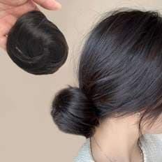 Tincepers parrucca di base con capelli lisci naturale capelli umani neri extension - Product Image 1