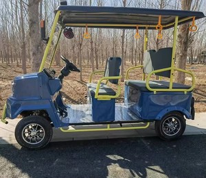 Bus touristique électrique 6 places à deux étages Moments uniques sculptant pour le tourisme et la voiture de jardin à thème - Product Image 2