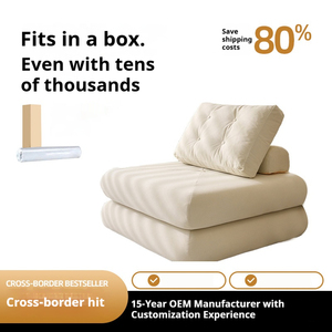 Modern Living Room Reclining Removable Fabric One Seat <strong>Combination</strong> Module Compression <strong>Sofa</strong> <strong>Bed</strong> Pillow Back Sponge Filling Hotel - Product Image 3