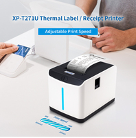 Impresora de Etiquetas y Códigos de Barras Térmica Directa USB Xp-T271U de 2 Pulgadas con 203 DPI y 101 mm/s en Stock