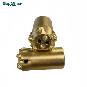 34mm 7 nút Vonfram cacbua khoan đá khoan bit nút vàng bit nút 7 độ giảm dần nút bit với Vàng - Product Image 5