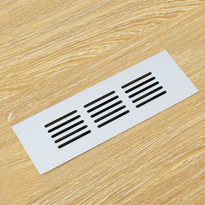 Grille de ventilation en alliage d'aluminium 50 mm, maille respirante rectangulaire pour armoire, placard à chaussures, meuble de cuisine - Product Image 1