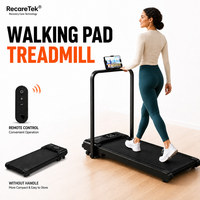 Mini Caminadora Plegable para Casa con Inclinación, Equipo de Gimnasio en Casa, Máquina de Cardio para Interiores, Máquina para Correr, Fitness Cardiovascular