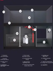 Israele rosso <span class=keywords><strong>mare</strong></span> <span class=keywords><strong>acquario</strong></span> REEFER MAX G3 silenzioso Plug and Play rettangolo <span class=keywords><strong>di</strong></span> vetro soggiorno <span class=keywords><strong>acquario</strong></span> <span class=keywords><strong>acquario</strong></span> - Product Image 5