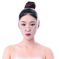 Double Réducteur de Menton Rose Élastique Sangle Amincissante Bandage Cou Menton Lift Belt Personal Care Product Face Thin Upper Lip Reduction