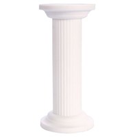 Pilier Rond en Marbre Blanc, Style Européen Classique Moderne, Design Romain pour la Décoration de Jardin