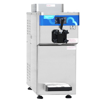 Máquina de helado suave de alta producción (50%) Z20V, máquina comercial de helados con bomba de presión y preenfriamiento independiente