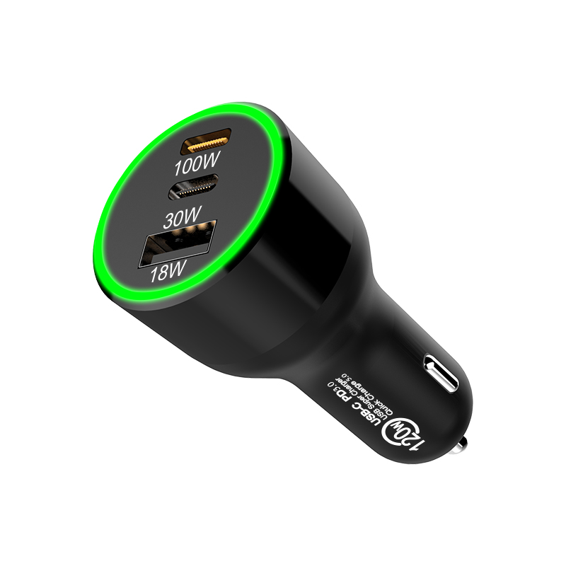 Black car charger
