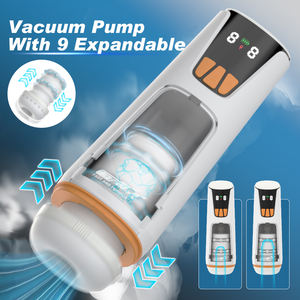 S-Hande 3Dリアル男性用オナホールカップ：9つの自動モード、視覚観察窓付き大人用オナニー玩具（男性向け） - Product Image 6