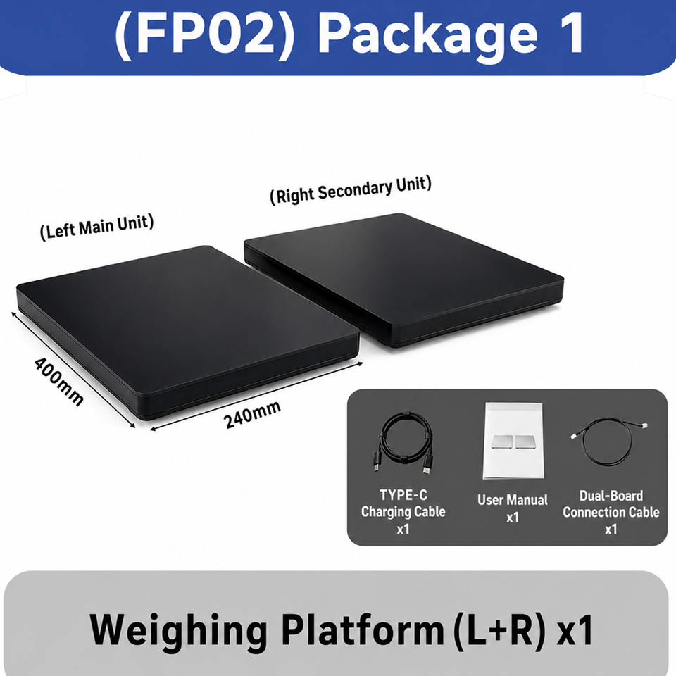 Training Package Analysis 2026 FP02 Mini Smart Force Plate, Dual-Plate Tester for Youth Training ...