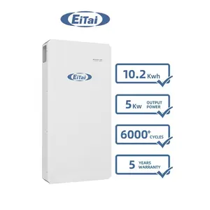 EITAI duvar montaj durumda 48V 280Ah Lifepo4 Diy kitleri derin döngüsü 12V 200Ah güneş pili büyük güç kaynağı