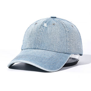 หมวกเบสบอลแบบ Snapback ยูนิเซ็กซ์ รุ่น OEM สั่งทำได้ ขายส่ง สไตล์สปอร์ต ผ้าด็อบบี้ ลายผลไม้ ลุคยีน<span class=keywords><strong>ส์</strong></span>ฟอกสีน้ำเงินคุณภาพสูง - Product Image 2