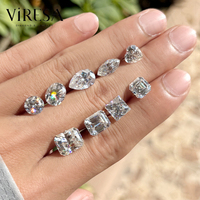 Viresa Lab oluşturulan Moissanite fantezi şekil DEF beyaz renk oyun/yangın VVS1 GRA 1-5ct gevşek taş takı yapımı için