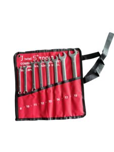 8-Piece 8-19mm Carbon Steel Open End Combination <b>Wrench</b> Set Chrome Plated Metric OEM Customizable for Auto Repair & DIY Tools - Product Image 3