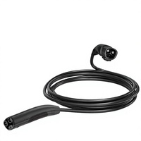 Câble de charge EV NACS Tesla vers J1772, 32A, 7,5 m, IP54, cordon EVSE portable, adaptateur de type 1, chargeur de voiture électrique