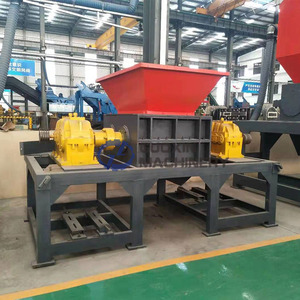 Máquina Trituradora de Bolsas Tejidas de Doble Eje Guoxin Machinery, Máquina de Reciclaje y Trituración de Residuos Domésticos - Product Image 4